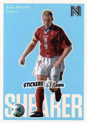 Sticker Alan Shearer - Nobility Soccer 2017-2018 n. 90 - Panini