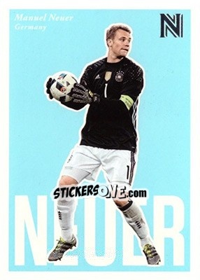 Sticker Manuel Neuer - Nobility Soccer 2017-2018 n. 96 - Panini