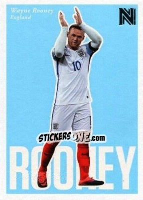 Figurina Wayne Rooney - Nobility Soccer 2017-2018 - Panini