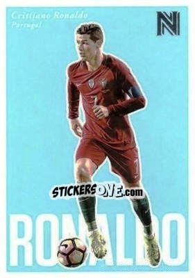 Figurina Cristiano Ronaldo - Nobility Soccer 2017-2018 - Panini