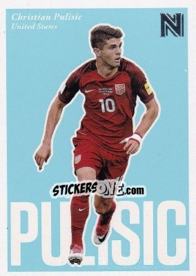 Sticker Christian Pulisic - Nobility Soccer 2017-2018 - Panini
