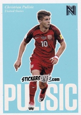 Cromo Christian Pulisic - Nobility Soccer 2017-2018 - Panini