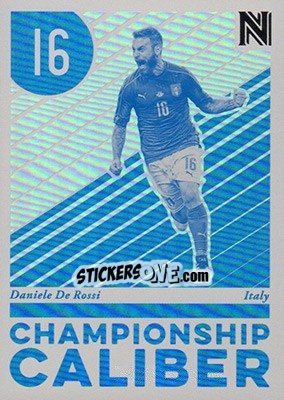 Sticker Daniele De Rossi - Nobility Soccer 2017-2018 - Panini