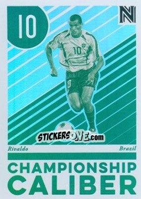 Sticker Rivaldo - Nobility Soccer 2017-2018 n. CC8 - Panini