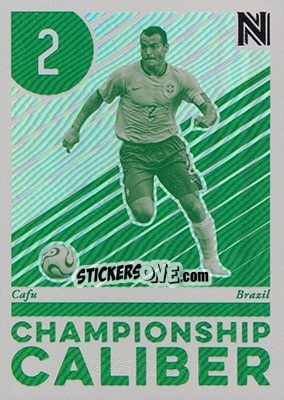 Sticker Cafu - Nobility Soccer 2017-2018 - Panini