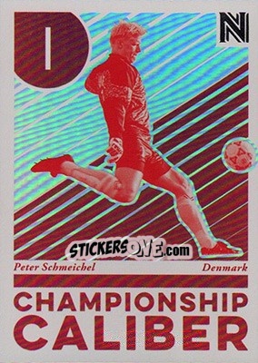 Sticker Peter Schmeichel - Nobility Soccer 2017-2018 n. CC18 - Panini