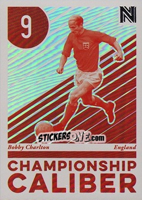 Sticker Bobby Charlton - Nobility Soccer 2017-2018 n. CC19 - Panini