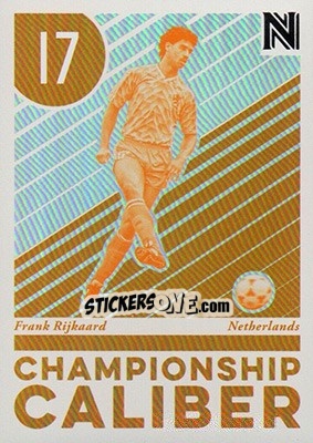 Sticker Frank Rijkaard - Nobility Soccer 2017-2018 - Panini