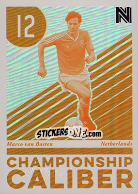 Sticker Marco van Basten - Nobility Soccer 2017-2018 - Panini