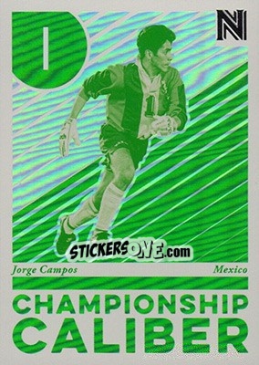Sticker Jorge Campos - Nobility Soccer 2017-2018 n. CC27 - Panini
