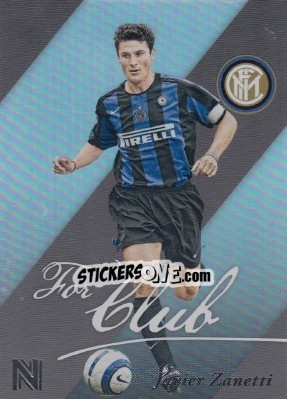 Sticker Javier Zanetti - Nobility Soccer 2017-2018 - Panini