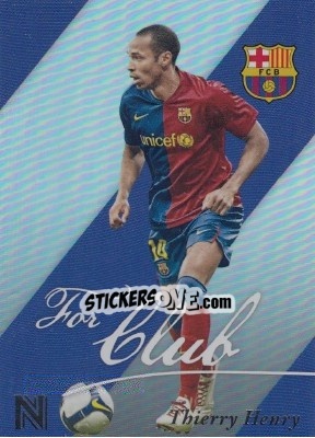 Sticker Thierry Henry - Nobility Soccer 2017-2018 n. FC7 - Panini