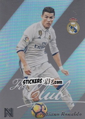 Sticker Cristiano Ronaldo - Nobility Soccer 2017-2018 n. FC9 - Panini