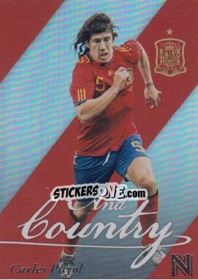 Sticker Carles Puyol - Nobility Soccer 2017-2018 - Panini
