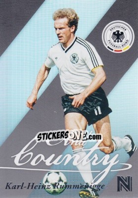 Sticker Karl-Heinz Rummenigge - Nobility Soccer 2017-2018 n. AC3 - Panini