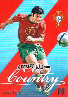 Sticker Luis Figo - Nobility Soccer 2017-2018 n. AC5 - Panini