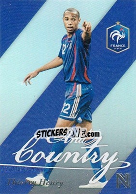 Sticker Thierry Henry - Nobility Soccer 2017-2018 n. AC7 - Panini