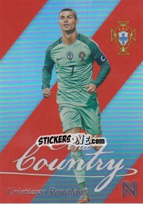 Sticker Cristiano Ronaldo - Nobility Soccer 2017-2018 n. AC9 - Panini