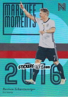 Sticker Bastian Schweinsteiger - Nobility Soccer 2017-2018 - Panini