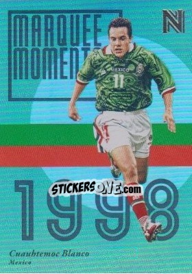 Sticker Cuauhtemoc Blanco - Nobility Soccer 2017-2018 - Panini