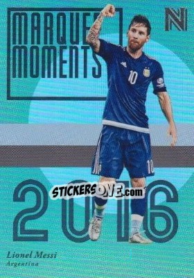Sticker Lionel Messi - Nobility Soccer 2017-2018 n. MM11 - Panini
