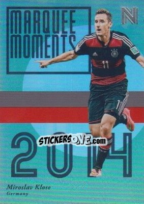 Sticker Miroslav Klose - Nobility Soccer 2017-2018 n. MM12 - Panini