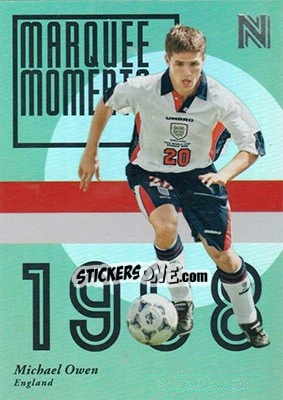 Sticker Michael Owen - Nobility Soccer 2017-2018 n. MM19 - Panini