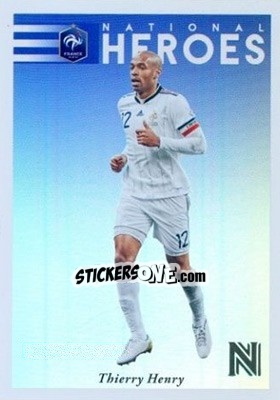 Sticker Thierry Henry - Nobility Soccer 2017-2018 n. NH8 - Panini