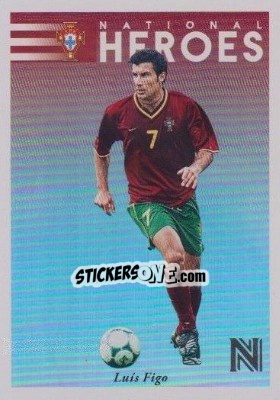 Sticker Luis Figo - Nobility Soccer 2017-2018 n. NH10 - Panini