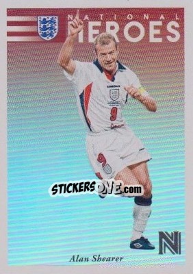 Sticker Alan Shearer - Nobility Soccer 2017-2018 n. NH12 - Panini