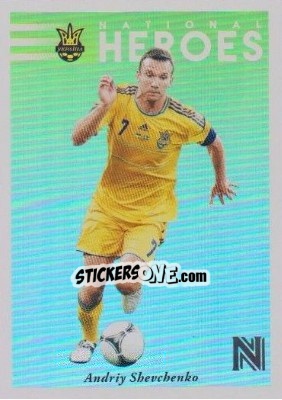 Sticker Andriy Shevchenko - Nobility Soccer 2017-2018 - Panini