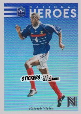 Sticker Patrick Vieira - Nobility Soccer 2017-2018 n. NH19 - Panini
