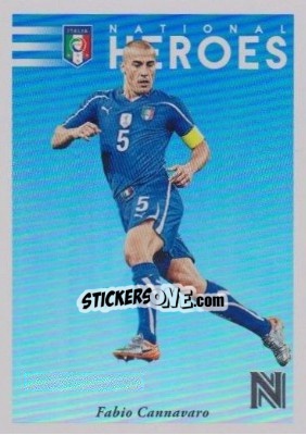 Sticker Fabio Cannavaro - Nobility Soccer 2017-2018 n. NH21 - Panini