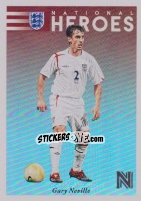 Sticker Gary Neville - Nobility Soccer 2017-2018 n. NH27 - Panini