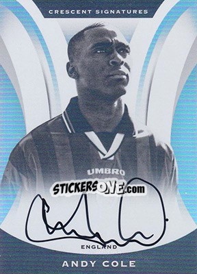 Sticker Andy Cole - Nobility Soccer 2017-2018 - Panini