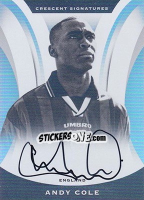 Sticker Andy Cole - Nobility Soccer 2017-2018 n. CS-ACL - Panini