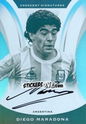 Sticker Diego Maradona - Nobility Soccer 2017-2018 n. CS-DM - Panini