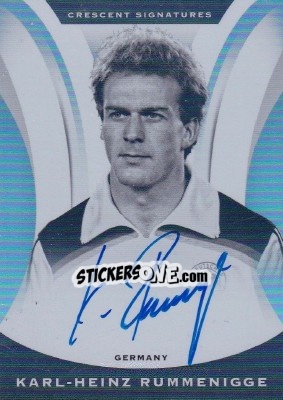 Sticker Karl-Heinz Rummenigge - Nobility Soccer 2017-2018 n. CS-KHR - Panini