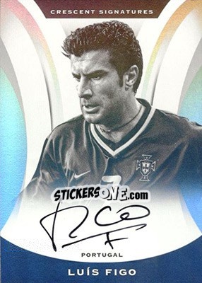 Sticker Luis Figo - Nobility Soccer 2017-2018 n. CS-LF - Panini