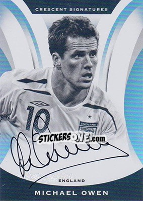 Sticker Michael Owen - Nobility Soccer 2017-2018 n. CS-MOW - Panini