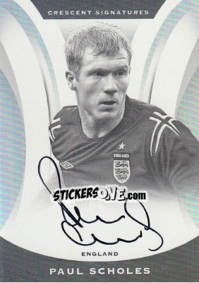 Sticker Paul Scholes - Nobility Soccer 2017-2018 n. CS-PS - Panini