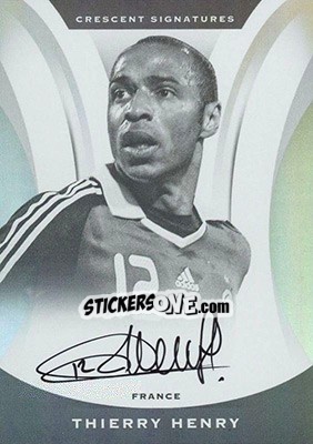 Sticker Thierry Henry - Nobility Soccer 2017-2018 n. CS-TH - Panini