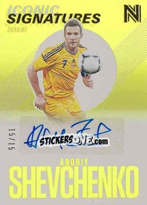 Sticker Andriy Shevchenko - Nobility Soccer 2017-2018 n. IS-AS - Panini