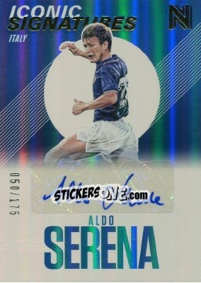 Sticker Aldo Serena - Nobility Soccer 2017-2018 n. IS-ASE - Panini