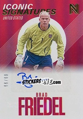 Cromo Brad Friedel - Nobility Soccer 2017-2018 n. IS-BF - Panini
