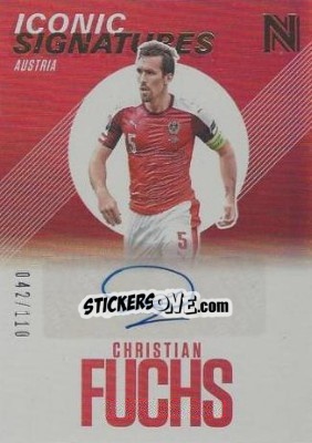 Sticker Christian Fuchs - Nobility Soccer 2017-2018 - Panini