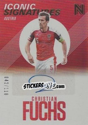 Sticker Christian Fuchs - Nobility Soccer 2017-2018 n. IS-CF - Panini