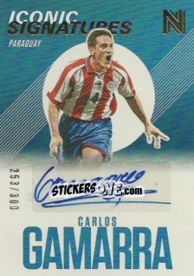 Sticker Carlos Gamarra - Nobility Soccer 2017-2018 - Panini