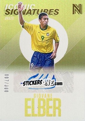 Sticker Giovane Elber - Nobility Soccer 2017-2018 n. IS-GE - Panini