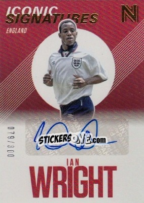 Sticker Ian Wright - Nobility Soccer 2017-2018 n. IS-IW - Panini
